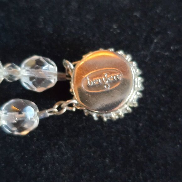 VTG Bergere AB Crystal Double Strand Bracelet 7" Decorative Box Clasp - Picture 2 of 5